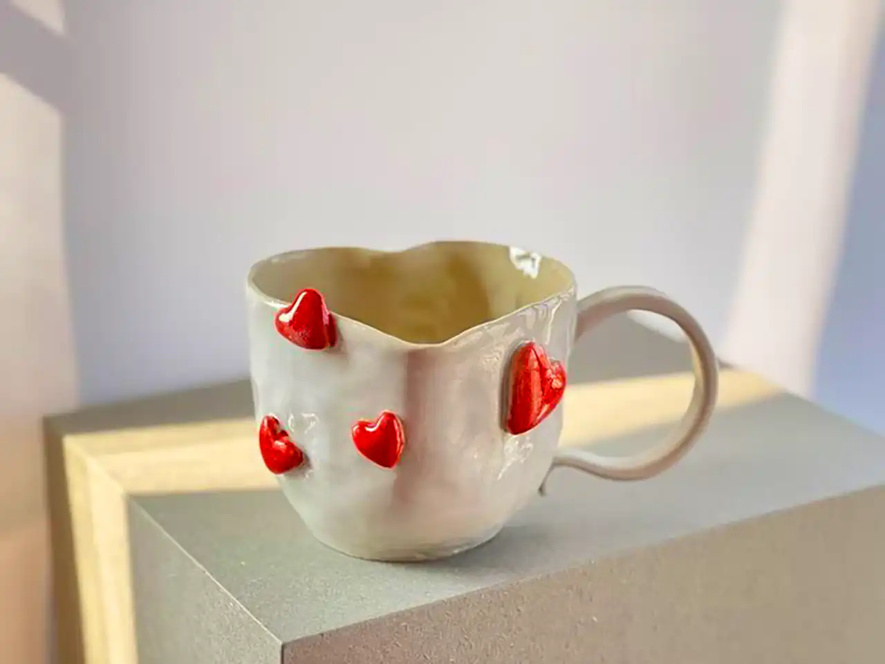 فنجان سرامیکی قلبی