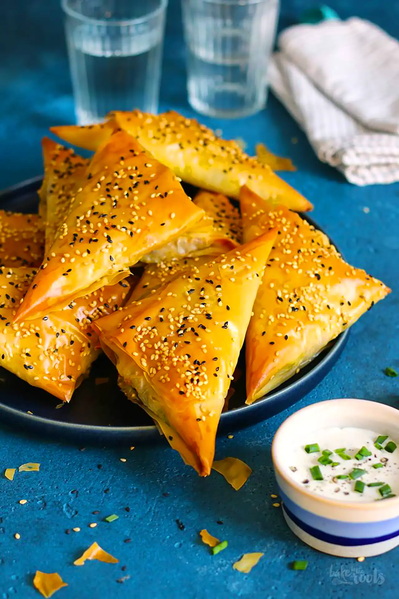 تزیین سمبوسه خانگی