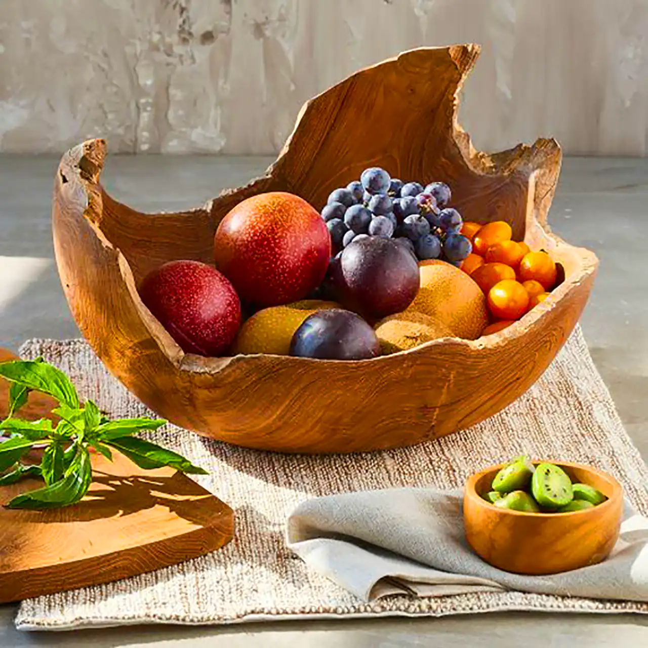 ظرف میوه خوری چوبی خاص