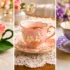 فنجان سرامیکی طرح گل با طراحی لاکچری برای سلیقه های متفاوت