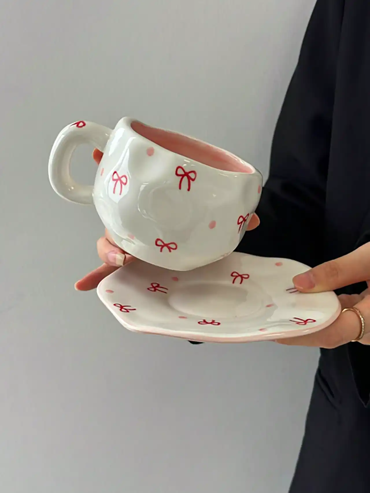 فنجان سرامیکی طرح گل