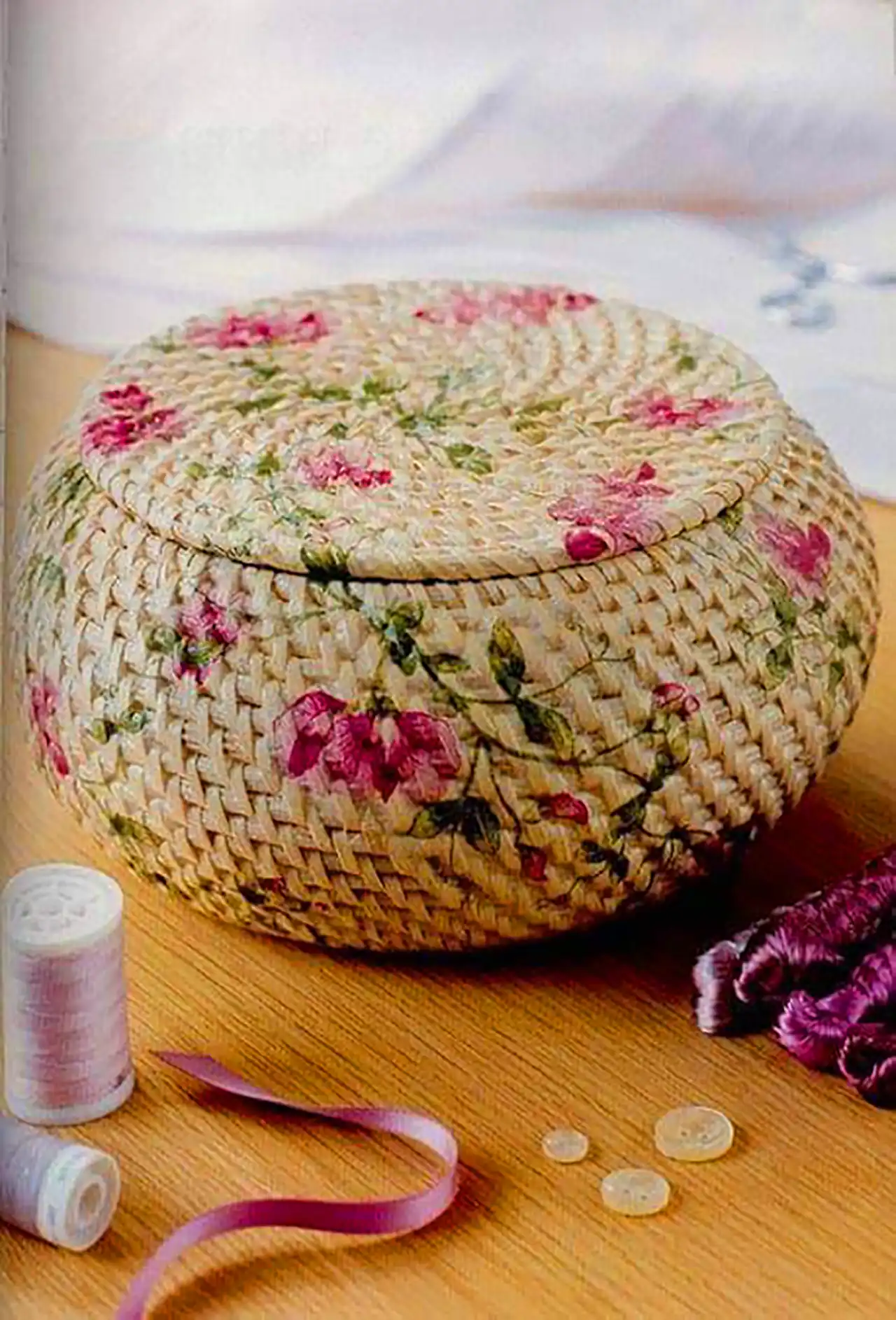 سبد دستساز سنتی زیبا