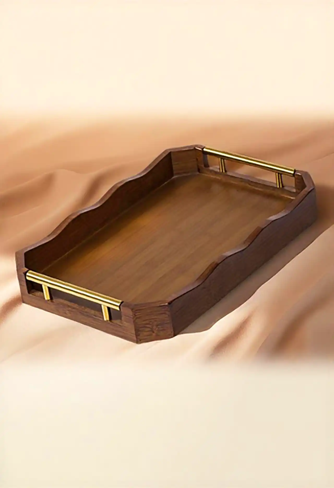 سینی چوبی مدرن دکوراتیو