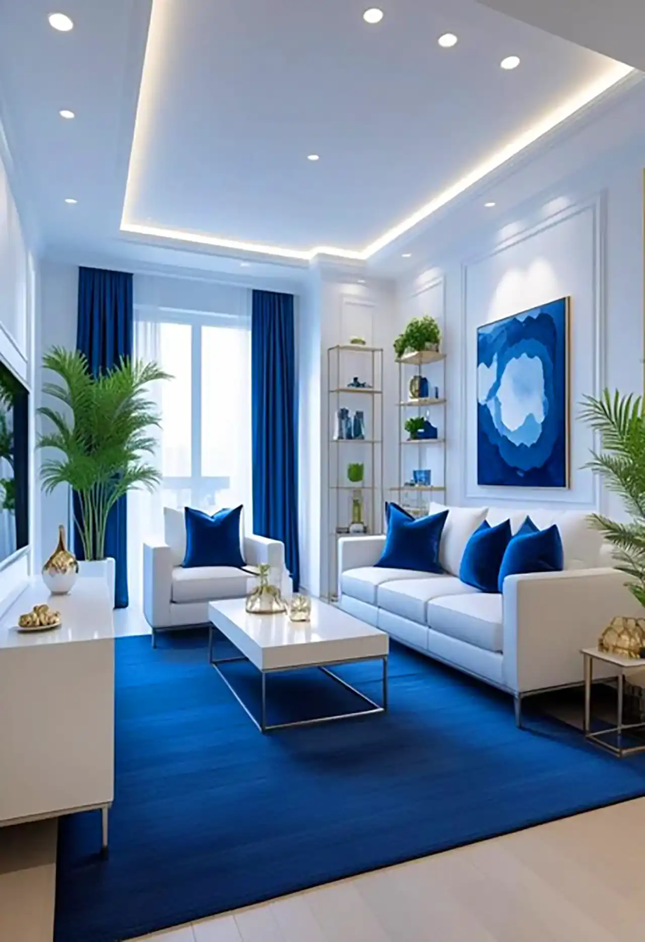 ترند رنگی چیدمان پذیرایی مدرن