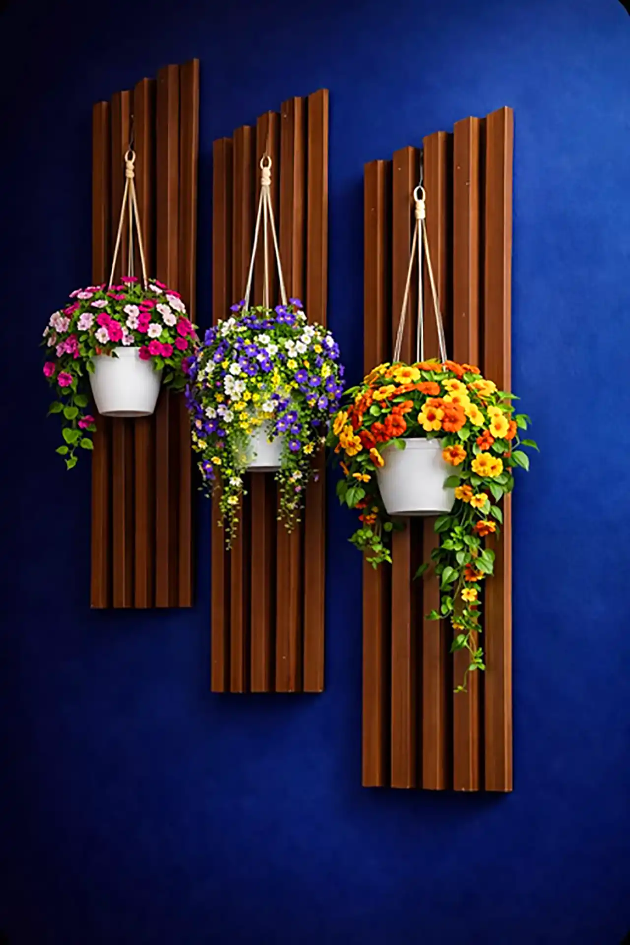 دیوارکوب گل طبیعی برای پذیرایی