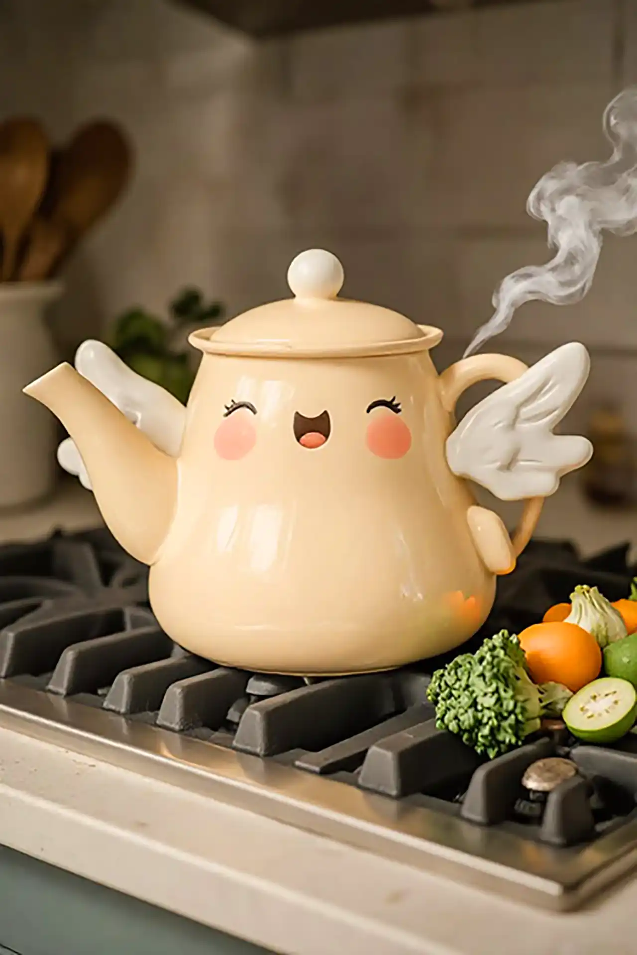 سرویس چایخوری لعابی رنگی