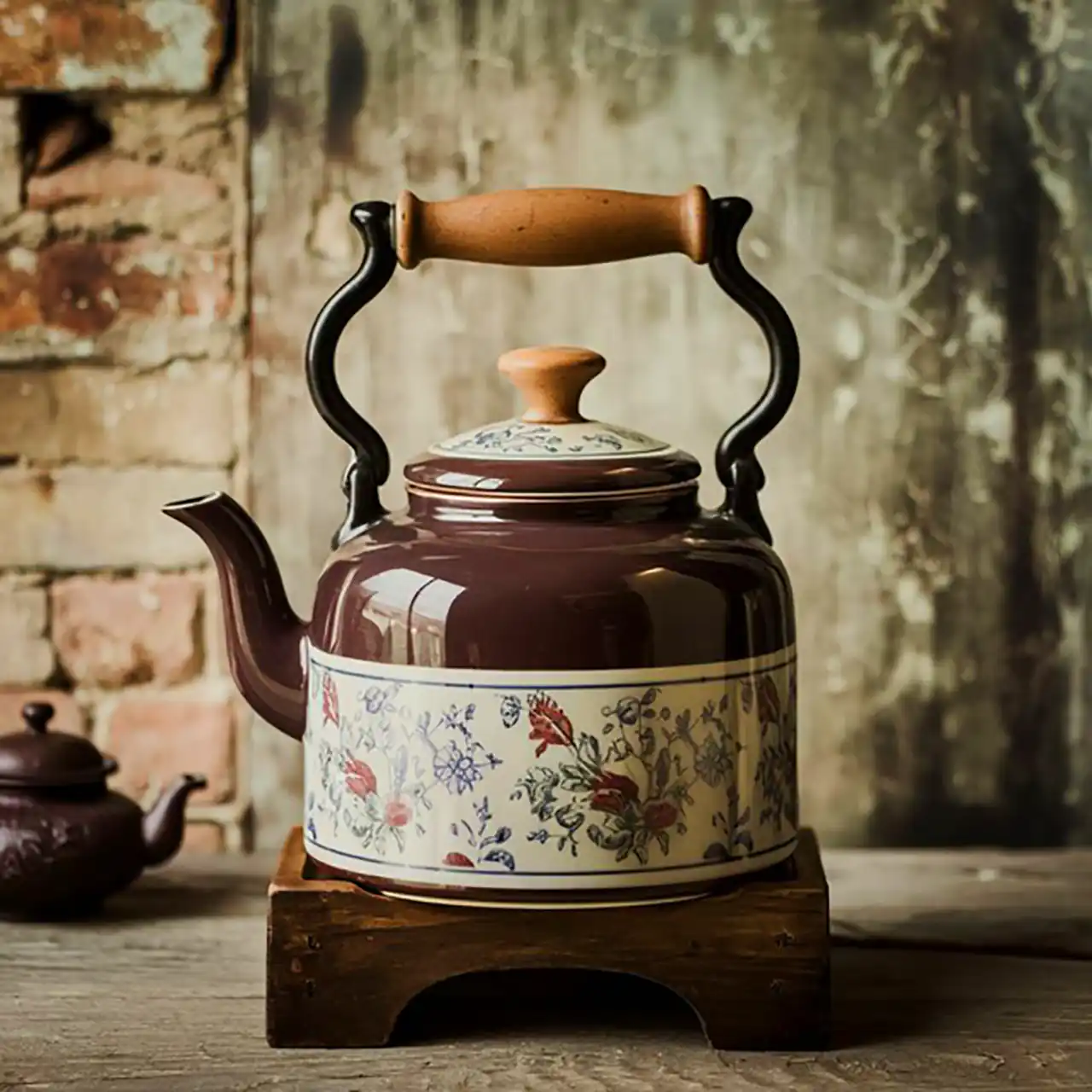 سرویس چایخوری لعابی رنگی
