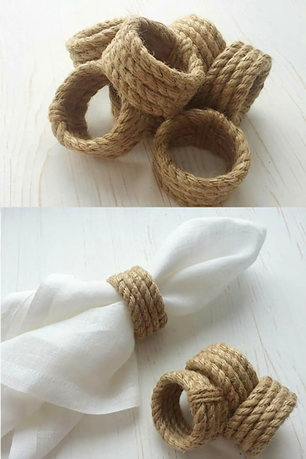 حلقه دستمال سفره چوبی