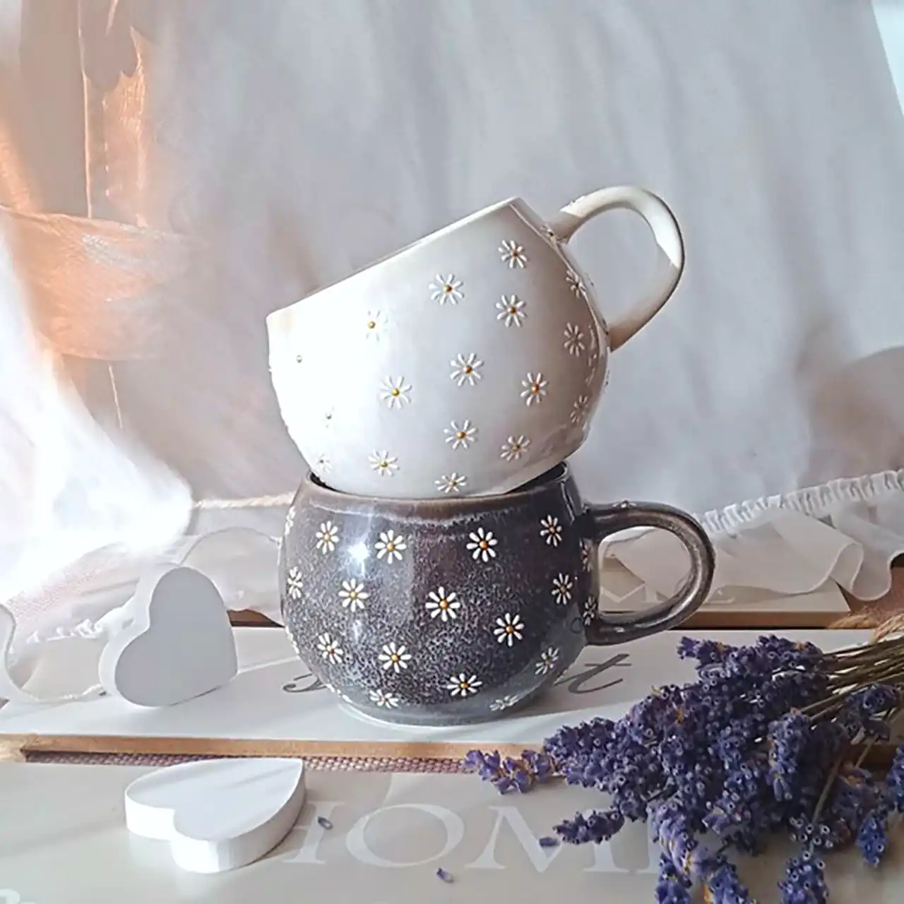 ماگ های سرامیکی رنگارنگ و زیبا 