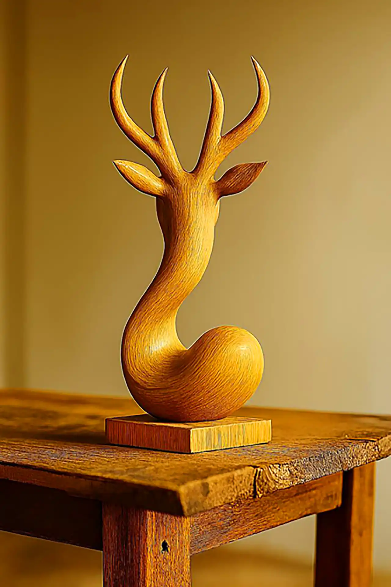 پیکره چوبی دکوری