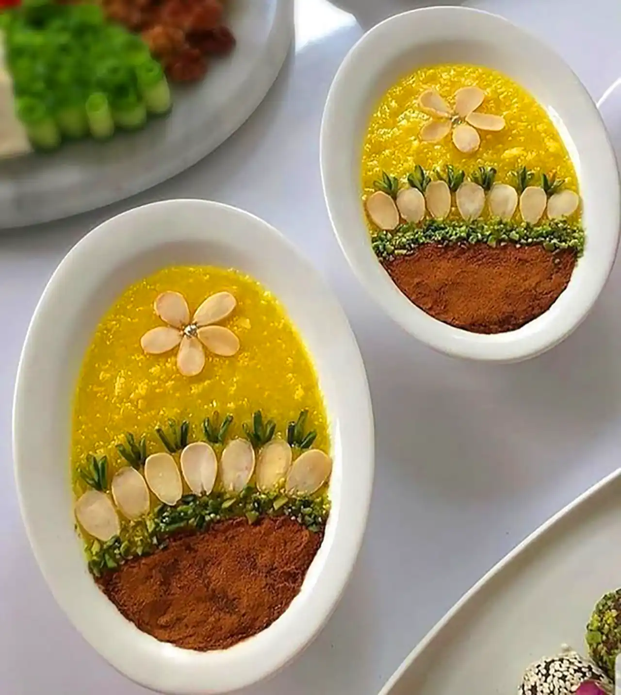تزئین سنتی شله زرد مجلسی