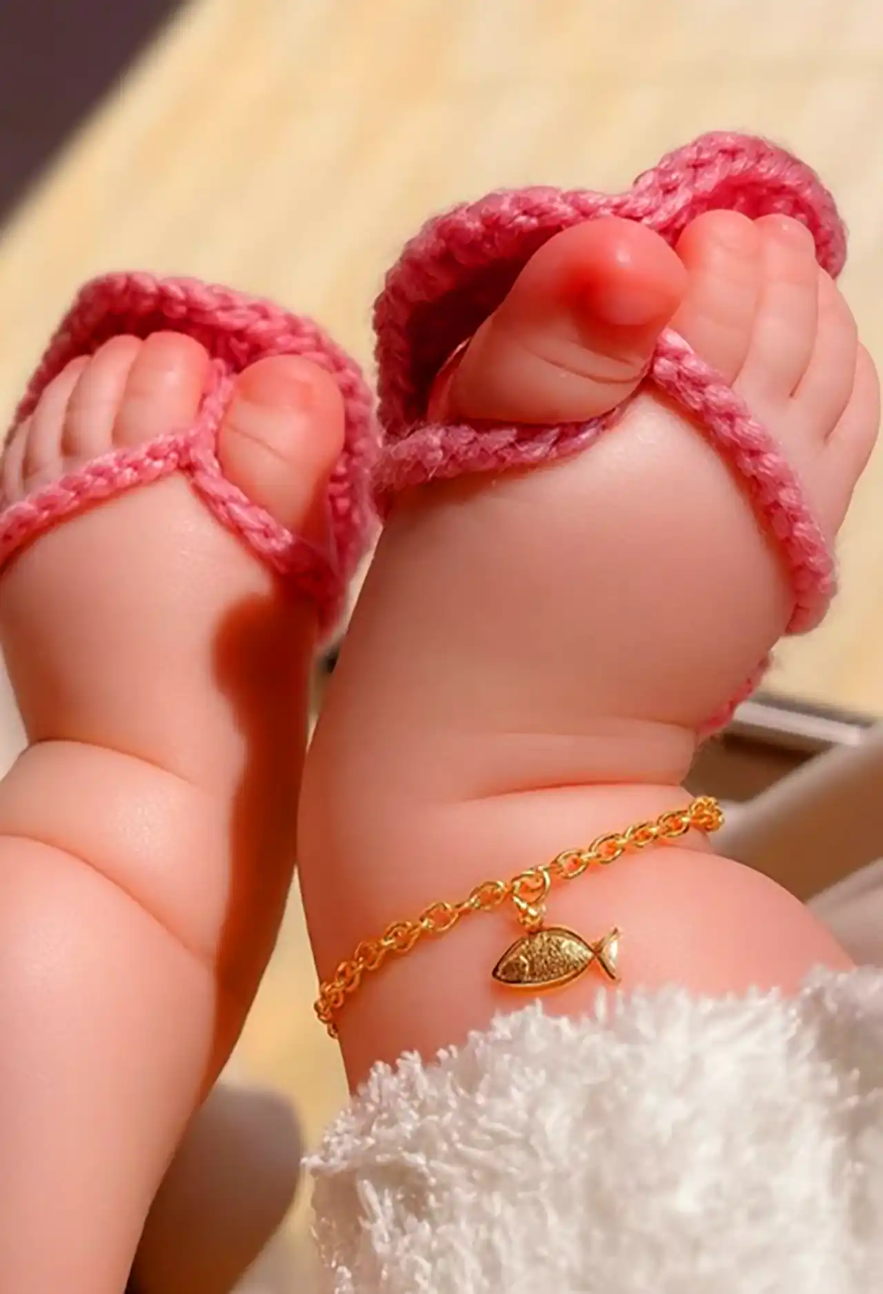 اکسسوری طلا برای نوزاد