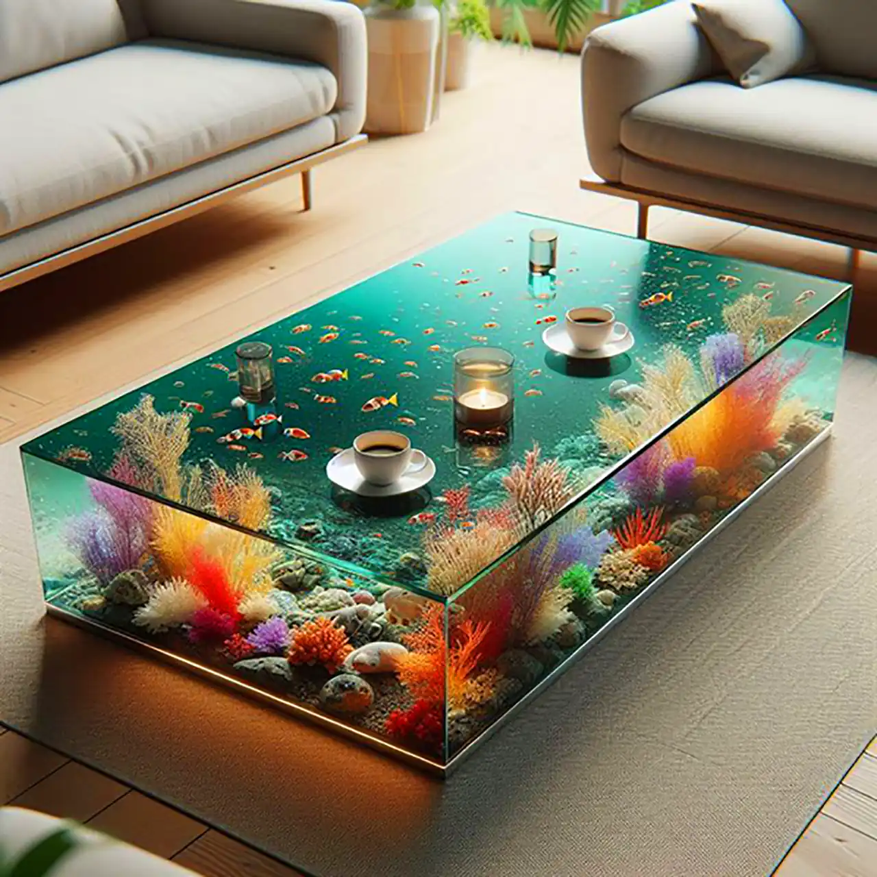 آکواریوم لوکس برای خونه