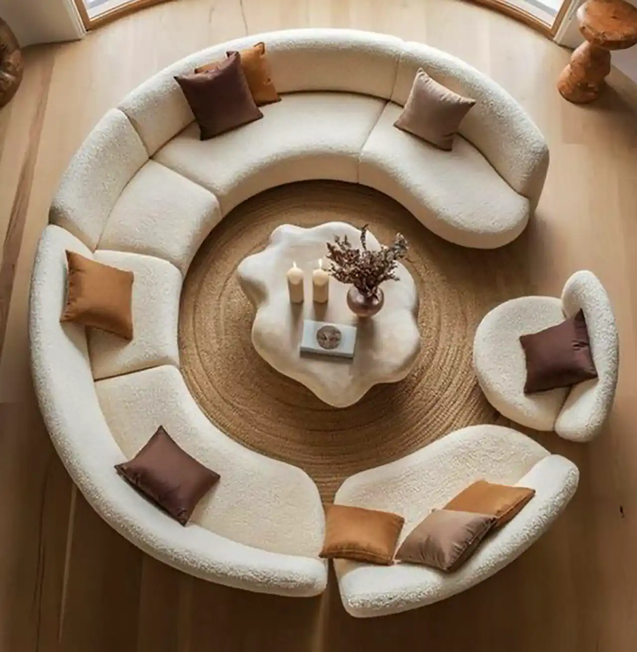 مدل مبل مینیمال و گرد