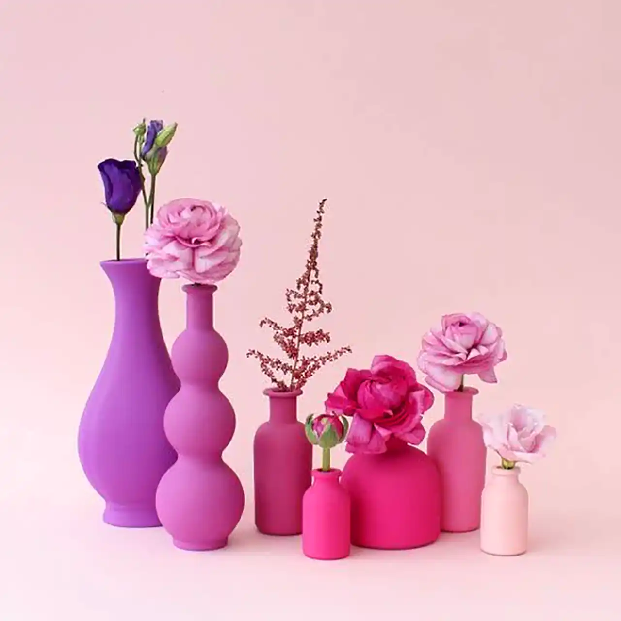 گلدان تزئینی شیک رنگی