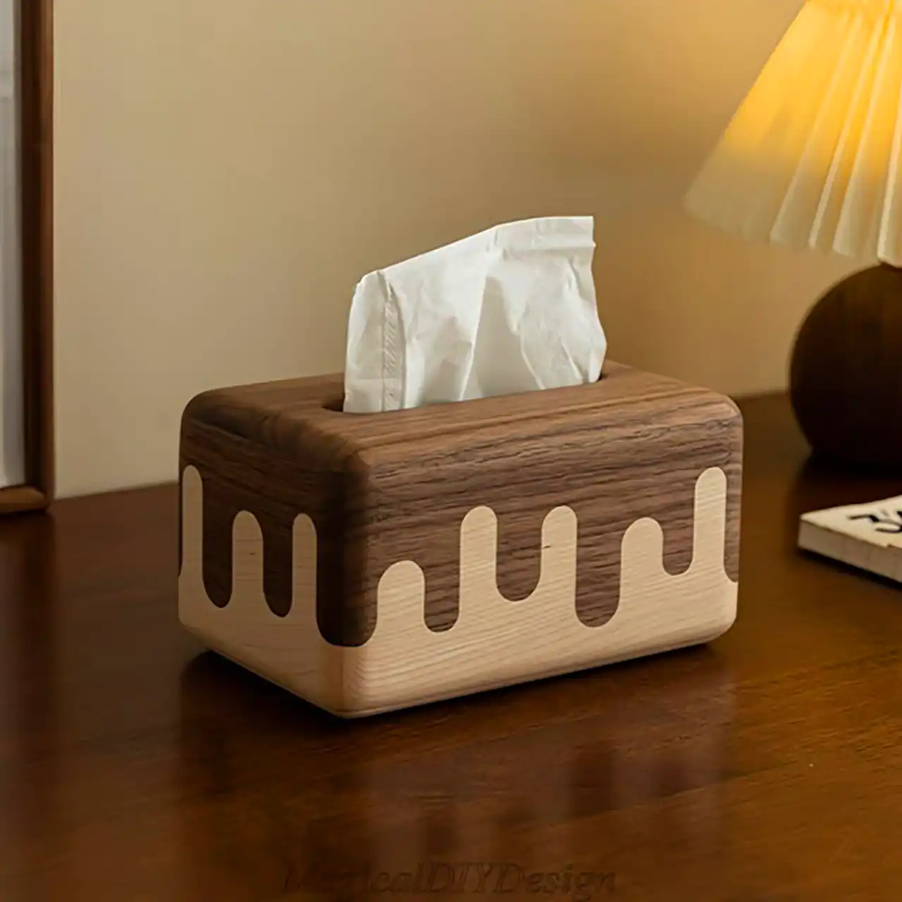 جا دستمال کاغذی شیک رومیزی