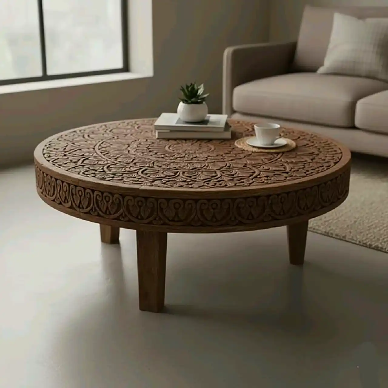 میز عسلی مدرن چوبی 