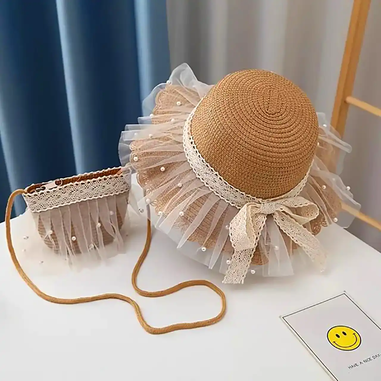 مدل کلاه حصیری شیک ساحلی
