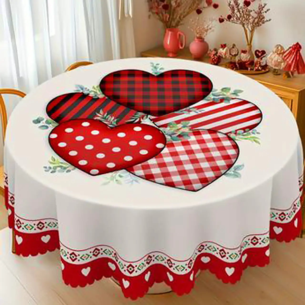 مدل رومیزی پارچه ای زیبا