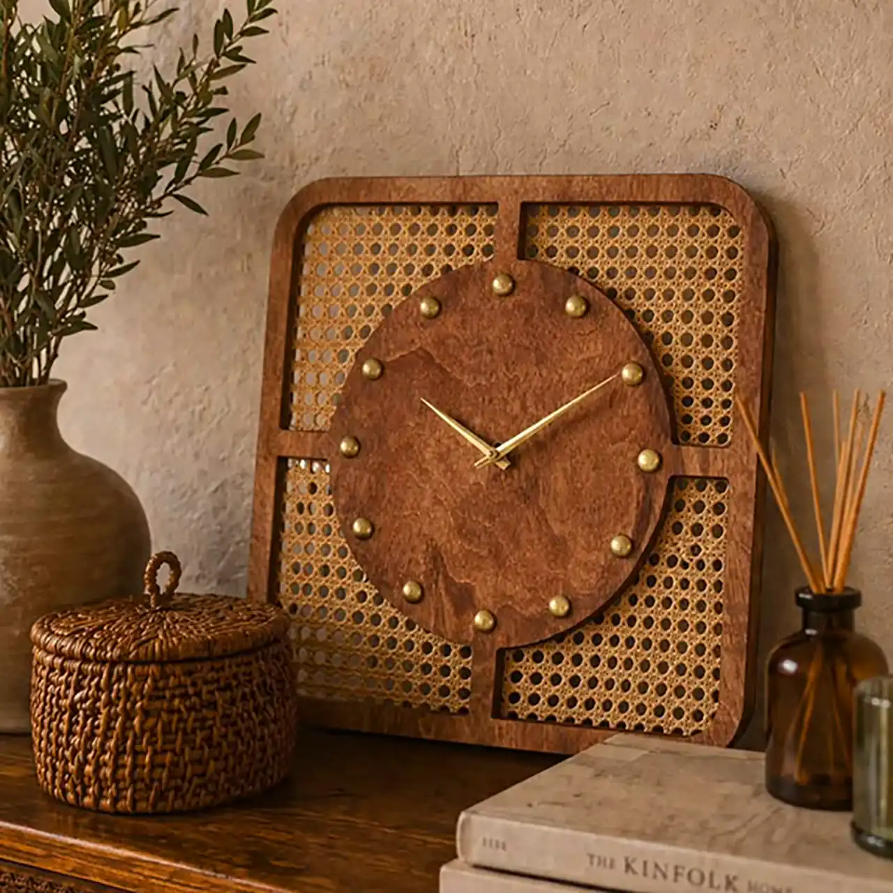 مدل ساعت شیک چوبی