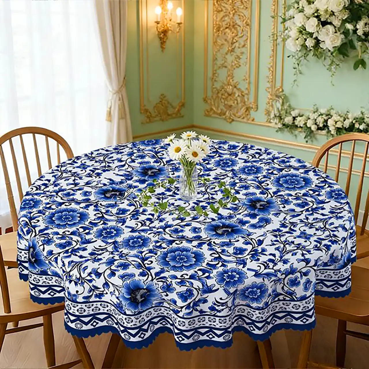 رومیزی طرحدار پارچه ای 