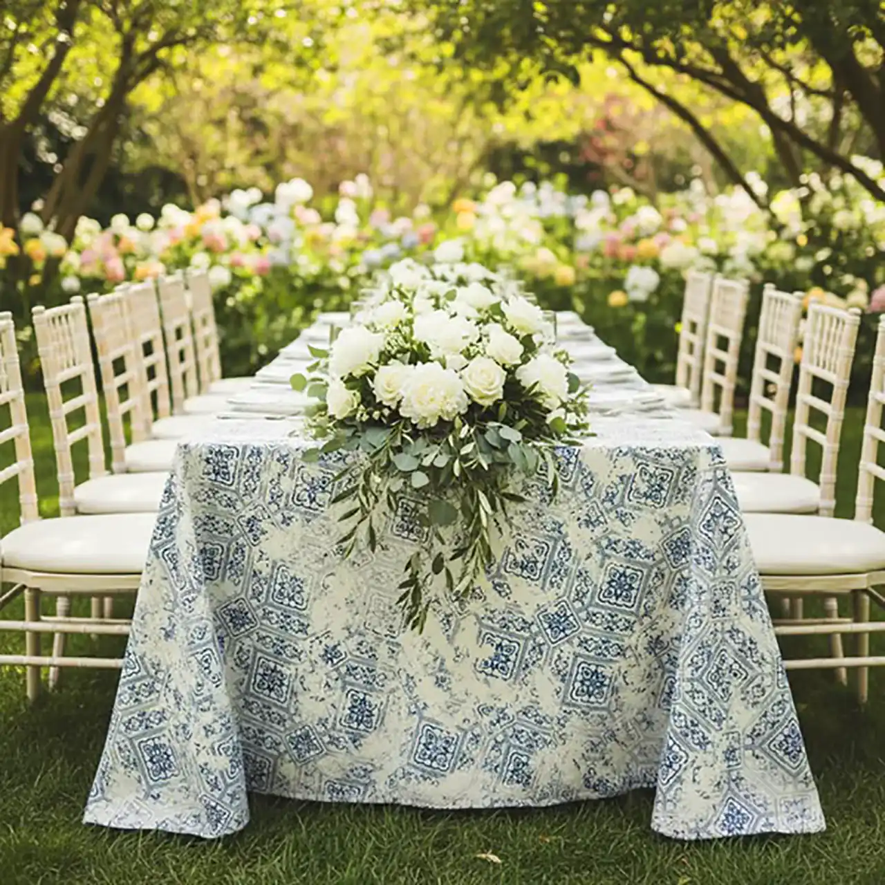 رومیزی طرحدار پارچه ای 
