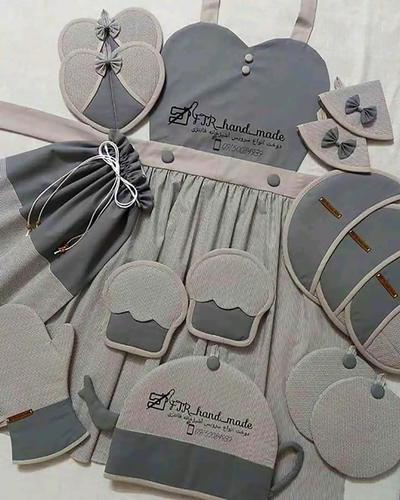 ست پیشبند شیک آشپزخانه
