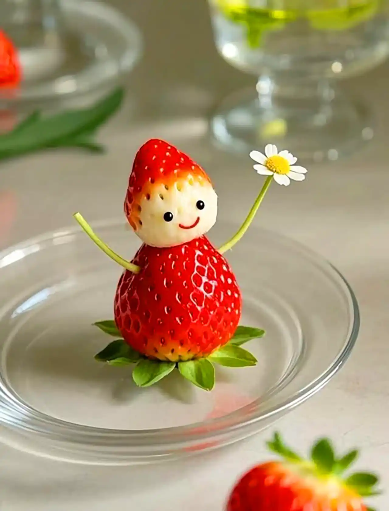 تزئین حرفه ای میوه توت فرنگی