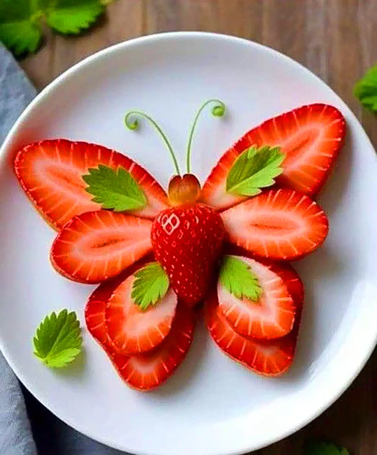 تزئین حرفه ای میوه توت فرنگی