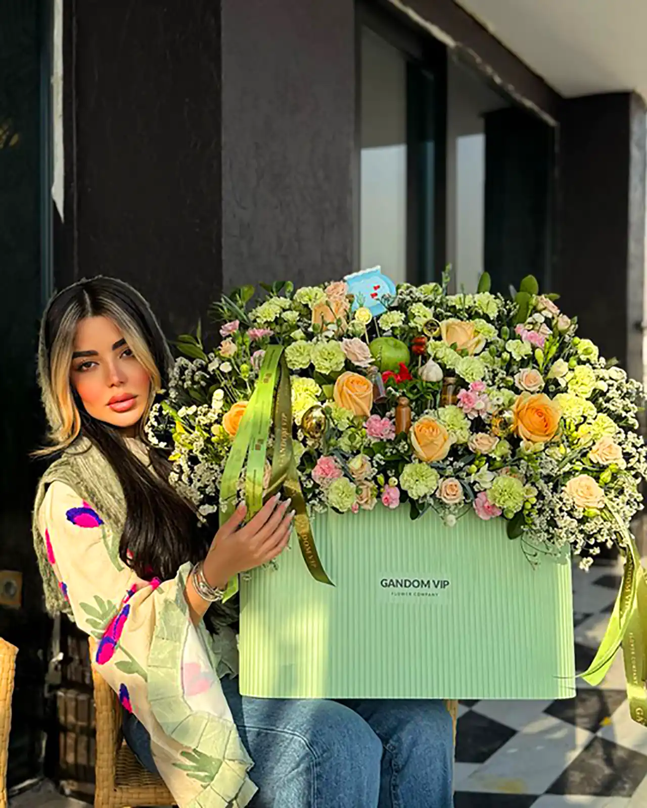 باکس گل شیک برای خواستگاری 