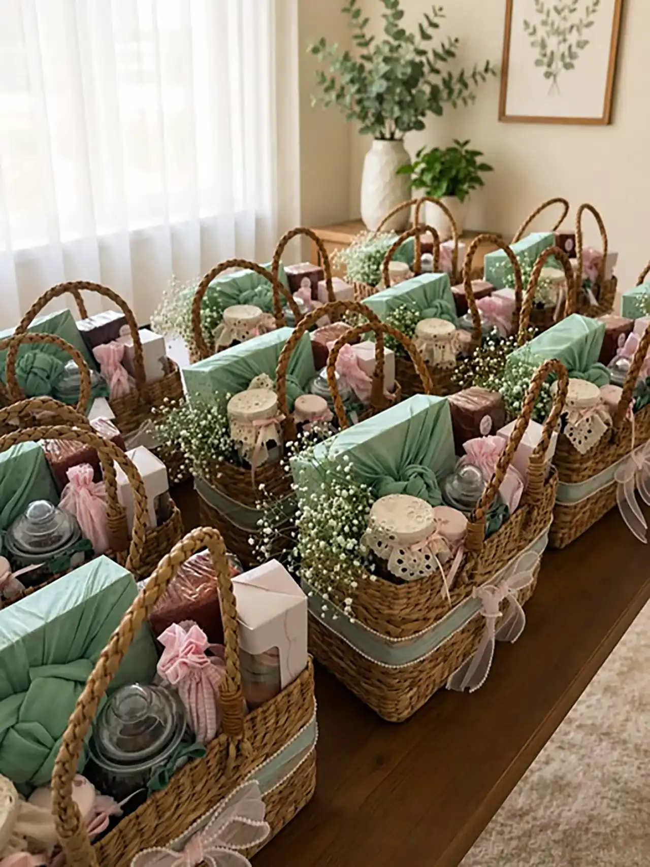چیدمان خاص وسایل برای حنابندون