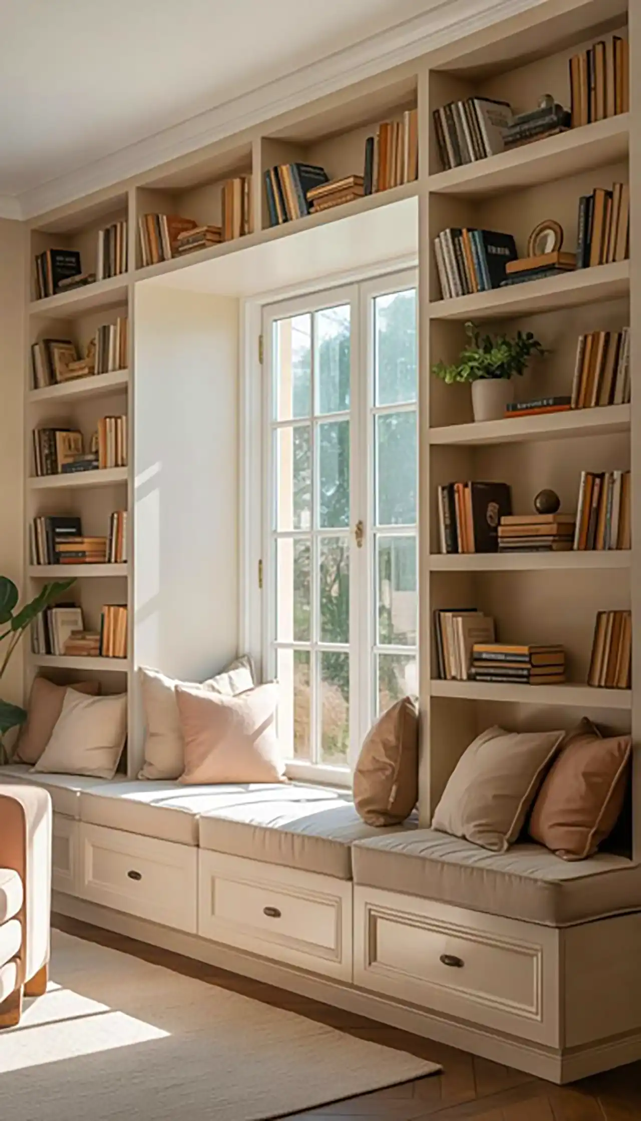 دیزاین فضای زیر پنجره 