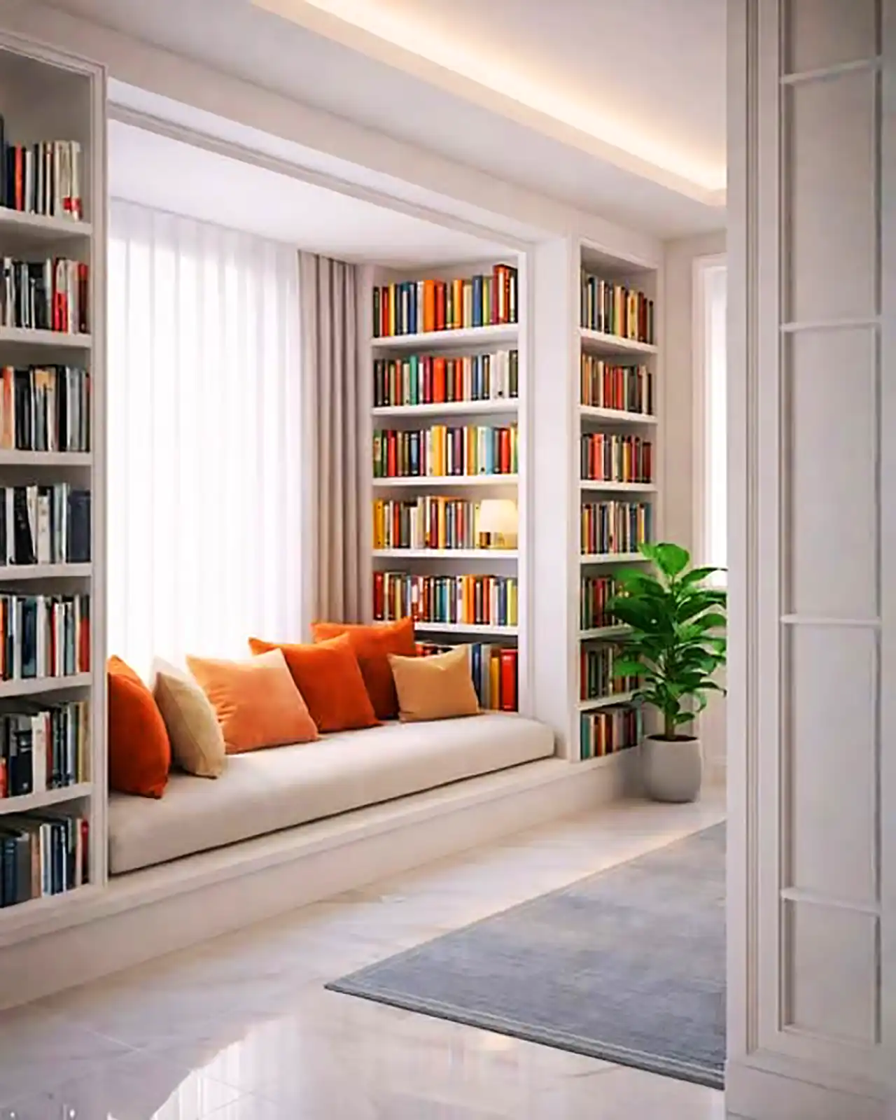دیزاین فضای زیر پنجره 