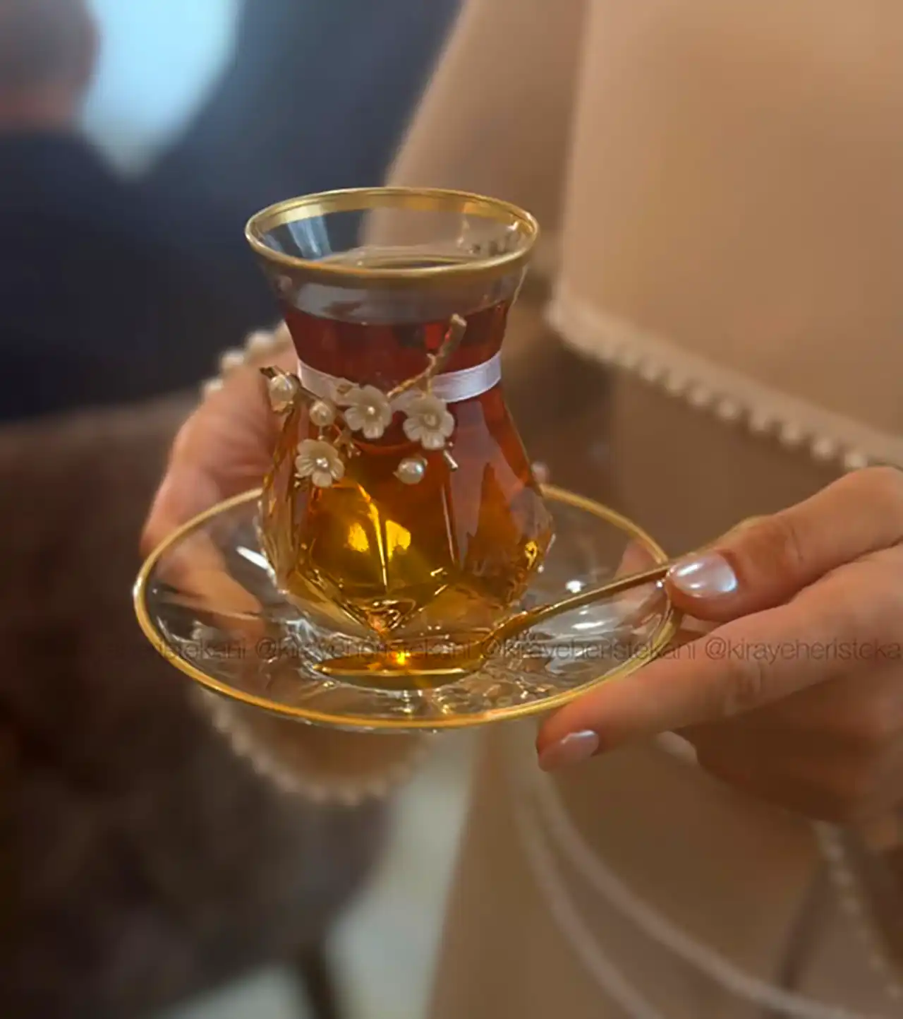 دیزاین سینی چای برای خاستگاری 