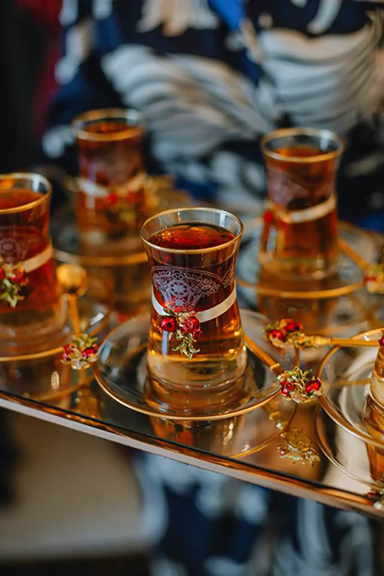 دیزاین سینی چای برای خاستگاری 