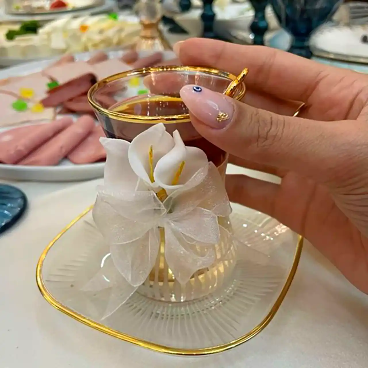دیزاین سینی چای برای خاستگاری 
