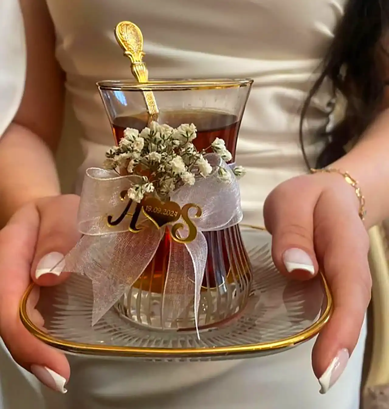 دیزاین سینی چای برای خاستگاری 
