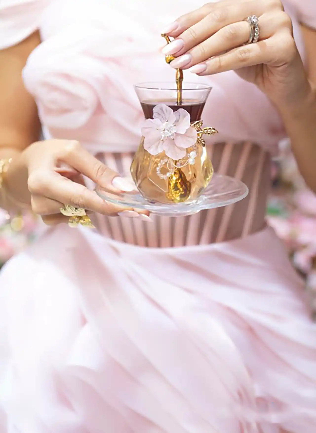 دیزاین سینی چای برای خاستگاری 