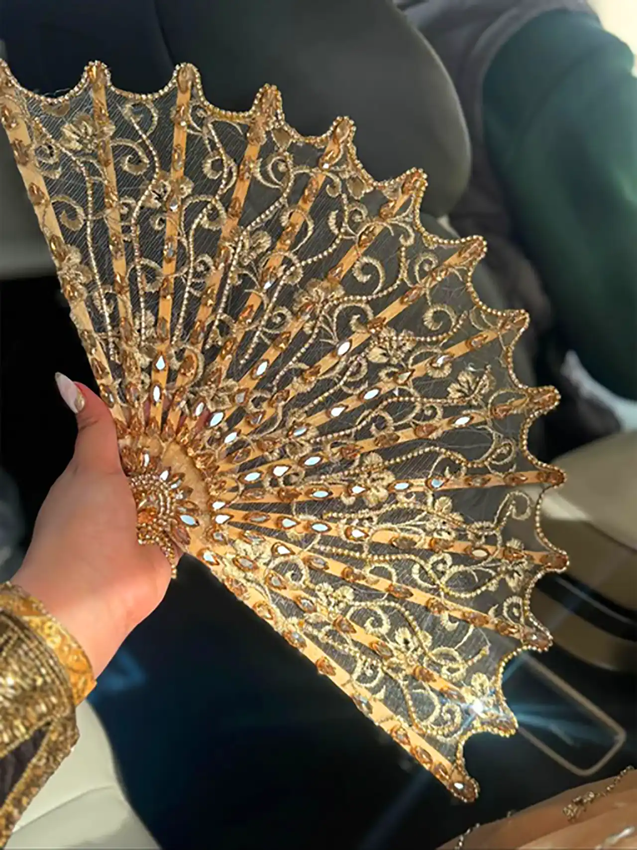مدل بادبزن عروس شیک