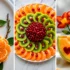 این میوه آرایی ژورنالی برای مهمانی کاری می کنه میزت شبیه عکس های مجله بشه