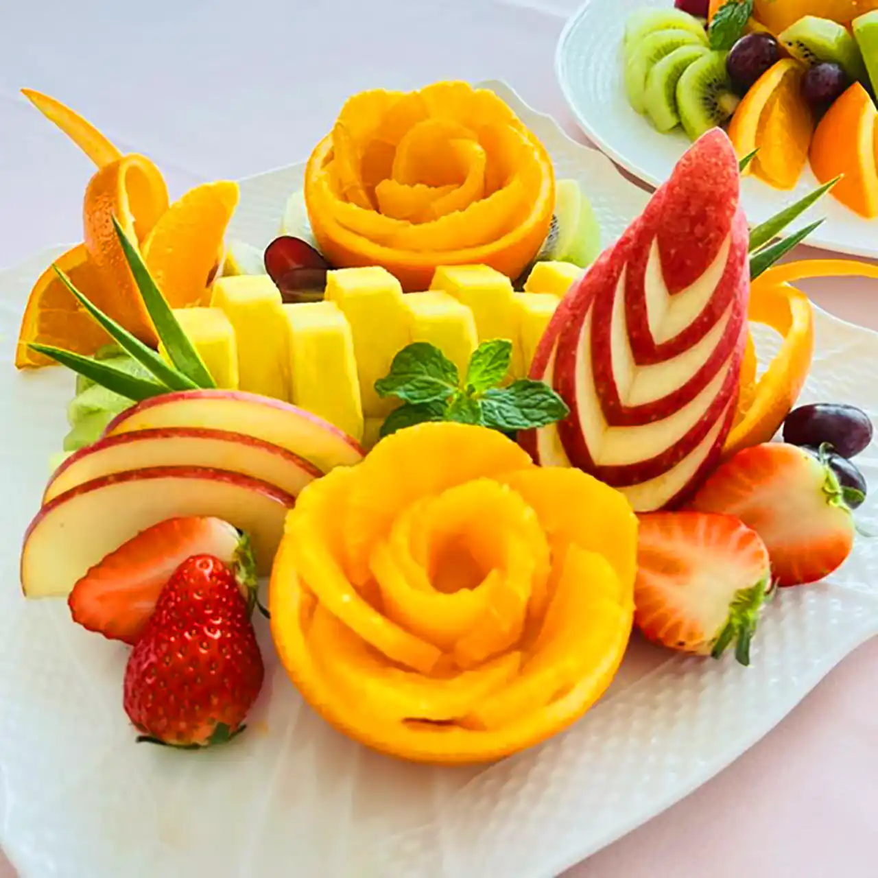 میوه آرایی ژورنالی برای مهمانی