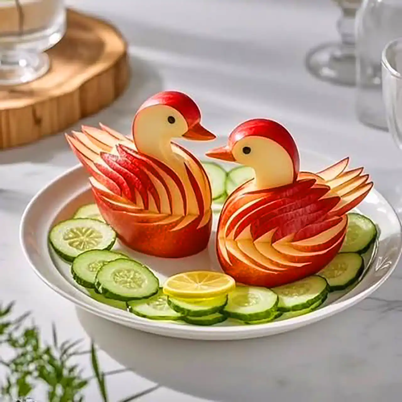 میوه آرایی ژورنالی برای مهمانی