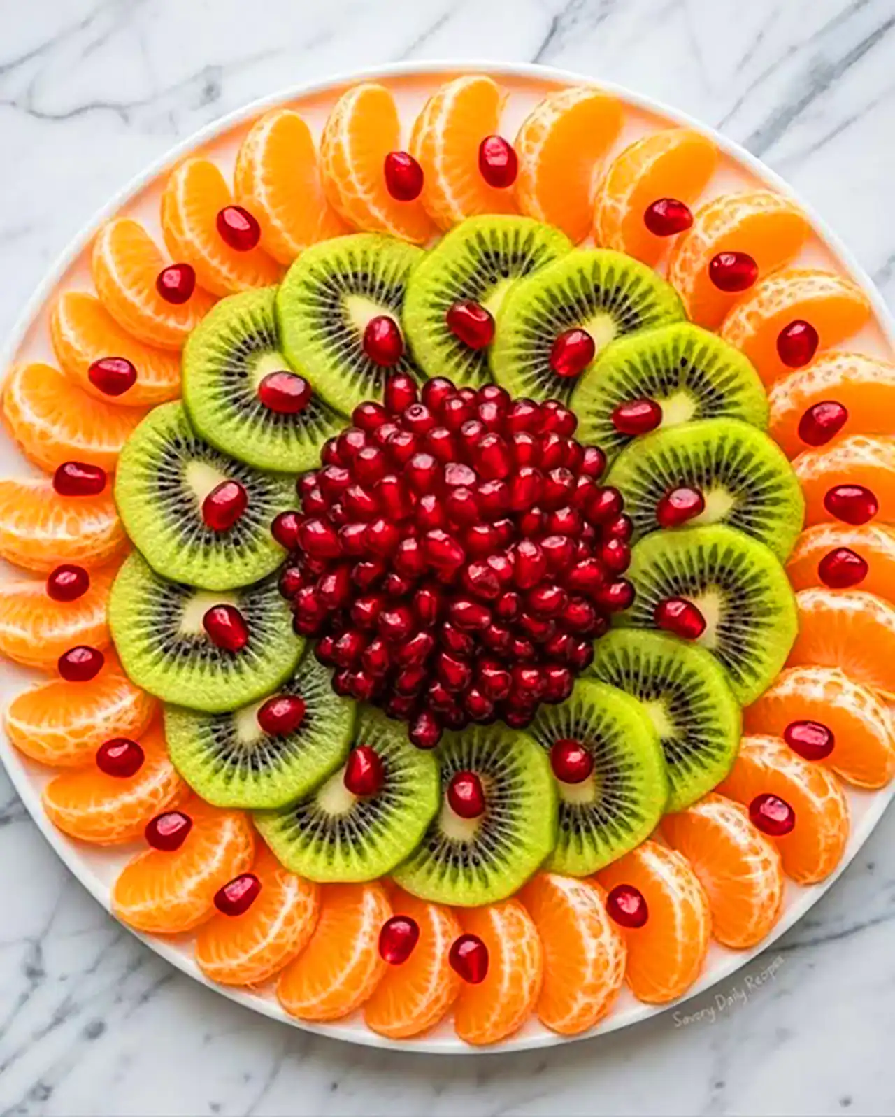 میوه آرایی ژورنالی برای مهمانی