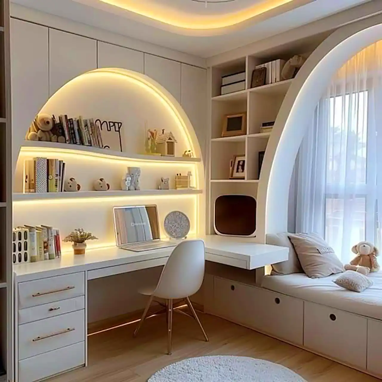 میز شیک برای کنج اتاق 