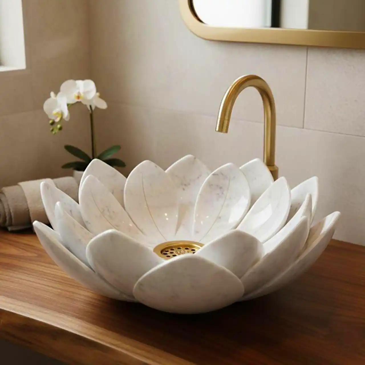 مدل روشویی خاص طرح گل