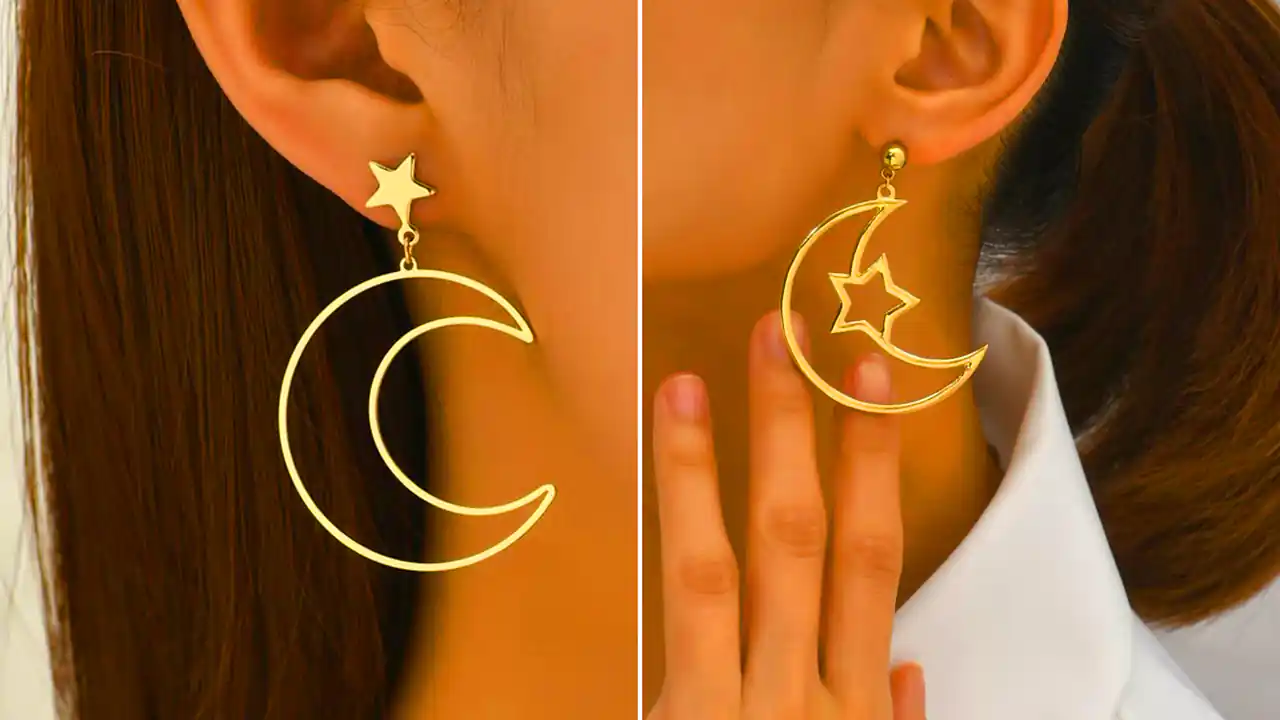 گوشواره ستاره طلا؛ انتخابی مینیمال و خاص برای همه سلیقه‌ها + ۱۵ ایده زیبا